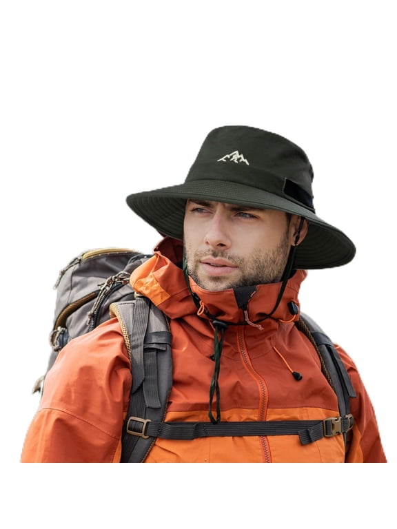Waterproof Bucket Sun Hat, Upf 50+, Green, l