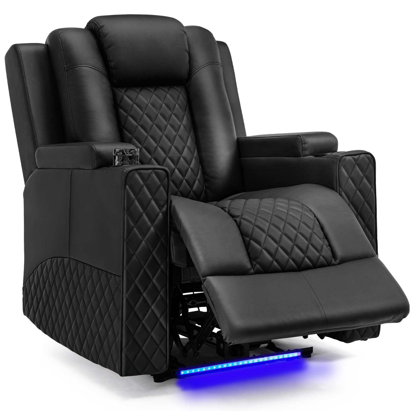 LVUYOYO Power Lift Recliner Chair, PU Leather Electric Recliner with