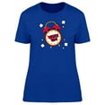 thumbnail image 1 of Comic Alarm Clock Ringing T-Shirt Women -Image by Shutterstock, Female Small, 1 of 2