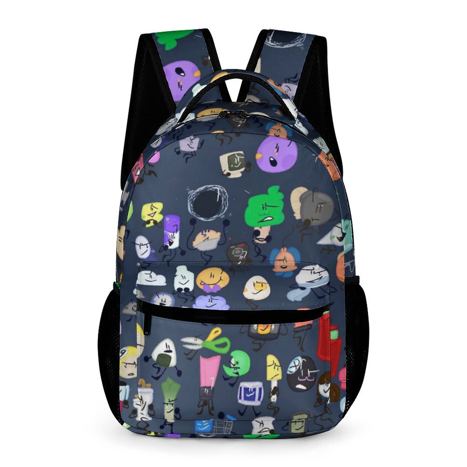 Comic BFDI Battle For Dream Island Schoolbag Backpack Daypack Student ...