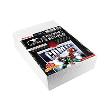 Ultimate Guard Silver Age Comic Bags & Backing Boards (100 Pack) – Resealable, Acid-Free