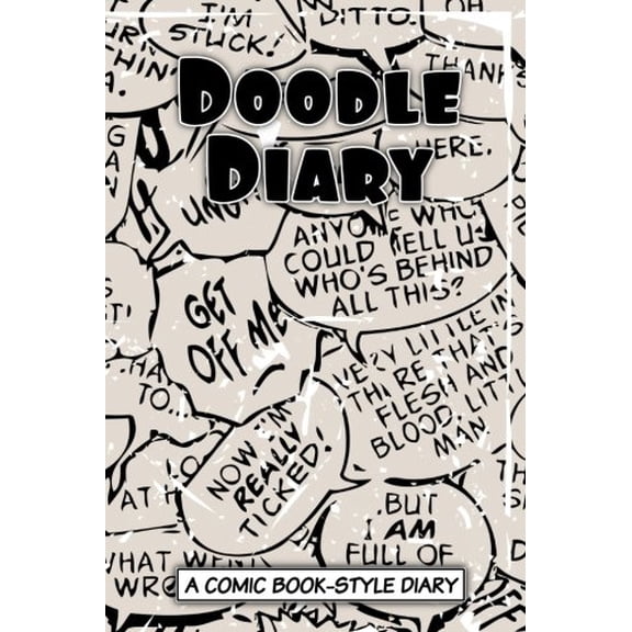 Doodle Diary Comic Book Diary Paperback 1542562082 9781542562089 Art Journaling Sketchbooks