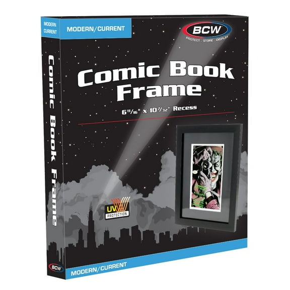 1 case of 5 BCW Current Comic Book Black Wood Frames