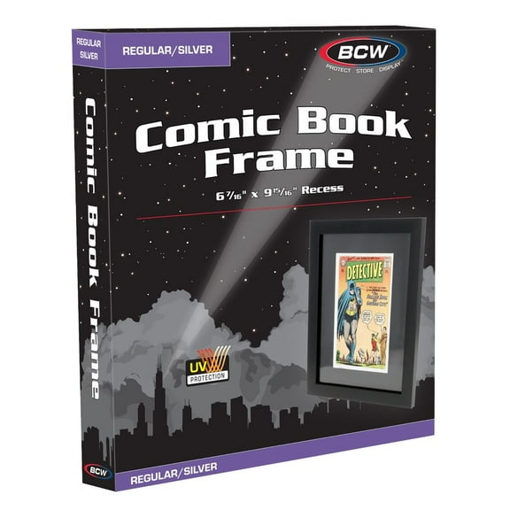 1 case of 5 BCW Silver Age Comic Book Black Wood Frames