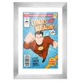 thumbnail image 1 of Comic Book Frame Wall Display with Mat for 1 Bronze Age Comic Published Between 1970 and 1985 - Silver Comic Frame for 7.25x10.5 Comic, 1 of 5