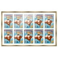 thumbnail image 1 of Comic Book Frame Wall Display with Mat for 10 Current Era Comics Published After 1985 - Bronze Comic Frame for 6.875x10.5 Comics, 1 of 5