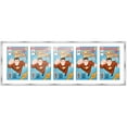 thumbnail image 1 of Comic Book Frame Wall Display with Mat for 5 Current Era Comics Published After 1985 - Silver Comic Frame for 6.875x10.5 Comics, 1 of 5