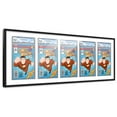 thumbnail image 1 of Comic Book Frame with Mat for 5 CGC, CBCS OR PGX Graded Comics - Black Frame for 8.125x13 Comics, 1 of 5