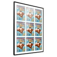 thumbnail image 1 of Comic Book Frame with Mat for 9 Bronze Age Comics Published 1970-1985 - Black Frame for 7.25x10.5 Comics, 1 of 5