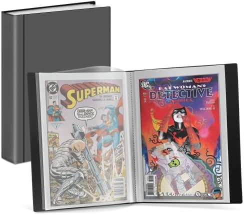 Comic Book Storage Album - For Current, Silver Age, Regular Bagged and ...