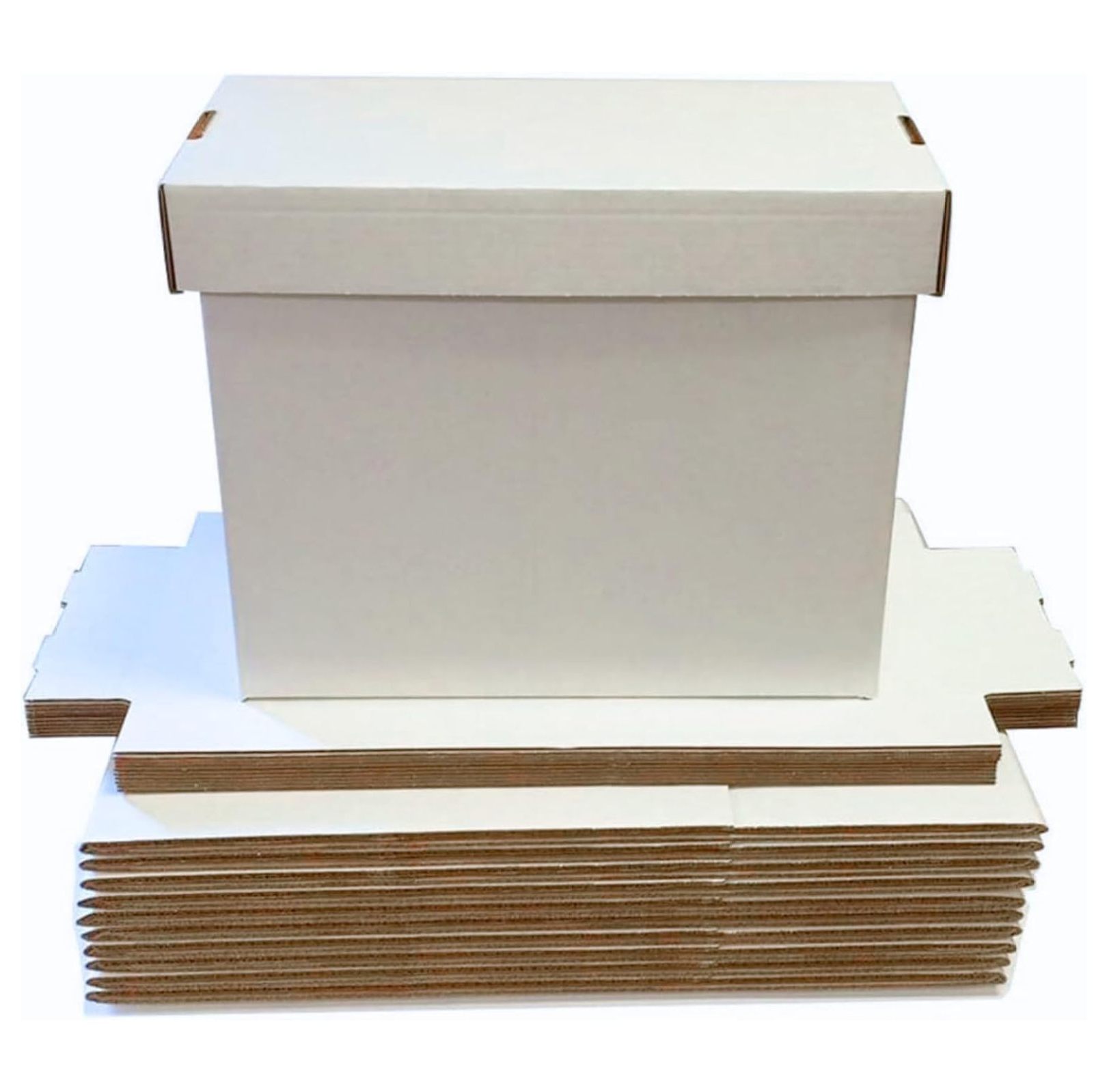 Stackable Book Boxes Comic Book Storage Boxes, 10 Pack - Holds 150-175 Comics, Stackable ...