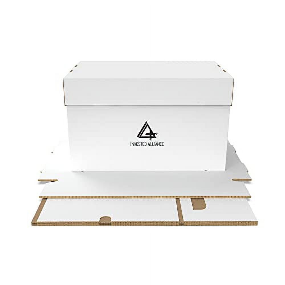 Comic Book Storage Boxes Short Cardboard Comic Book Box. Thick White