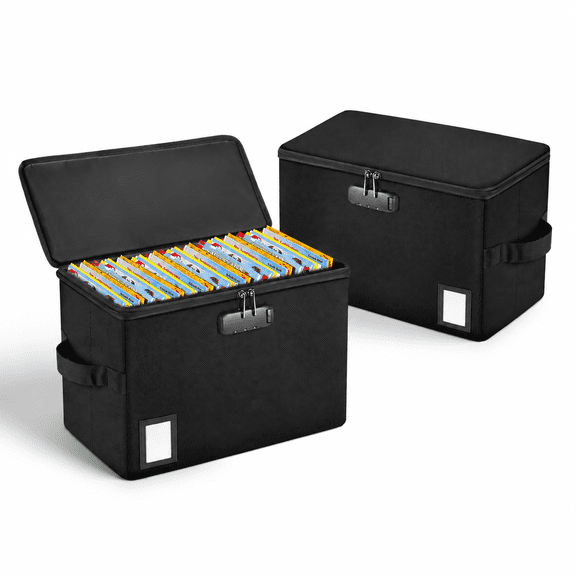 Comic Book Storbox With Lock Bin 2pack