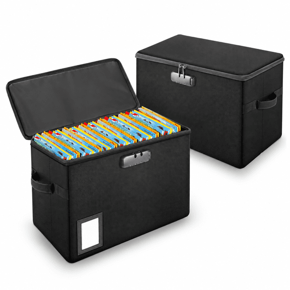 Comic Book Storbox With Lock Bin 2pack