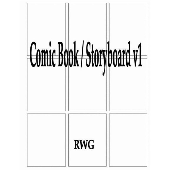Comic Book / Storyboard v1: 50 Pages 8.5" X 11", (Paperback)