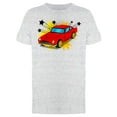 thumbnail image 1 of Comic Book Style Car T-Shirt Men -Image by Shutterstock, Male 3X-Large, 1 of 2
