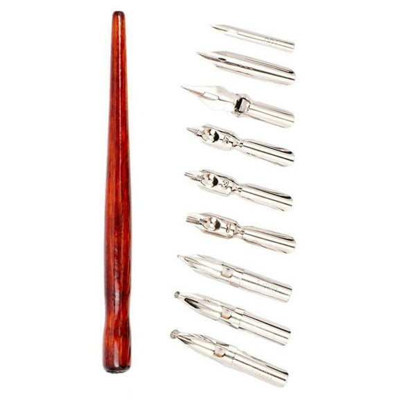 Comic Dip Pen Set with 9 Nibs Art Calligraphyfor Mapping Sketch Lettering Cartoonists