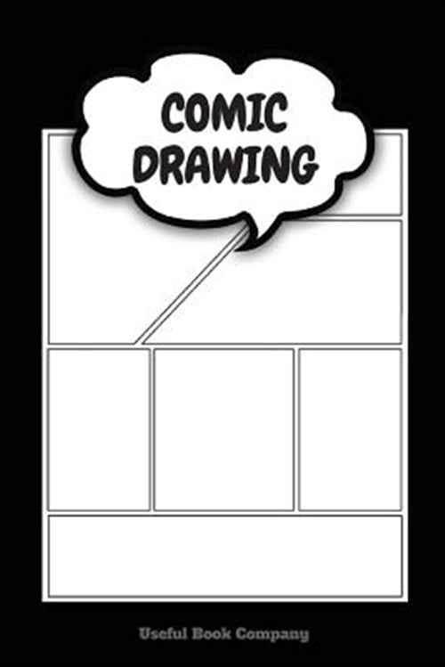 Comic Drawing: Make your own Comic Book, 6 x 9 inches, Over 100 pages, Comic Book templates (Paperback)