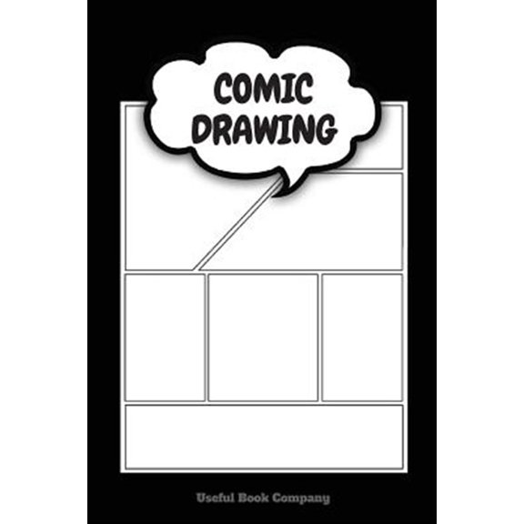 Comic Drawing: Make your own Comic Book, 6 x 9 inches, Over 100 pages, Comic Book templates (Paperback)