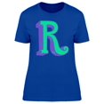 thumbnail image 1 of Comic Letter R T-Shirt Women -Image by Shutterstock, Female Medium, 1 of 2