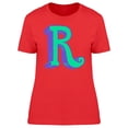 thumbnail image 1 of Comic Letter R T-Shirt Women -Image by Shutterstock, Female XX-Large, 1 of 2