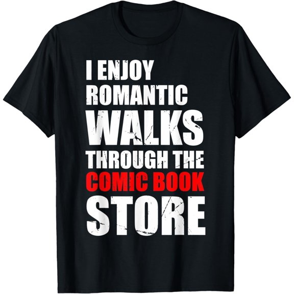 Comic Lovers Comic Nerds Walks Through The Comic Book Store T-Shirt