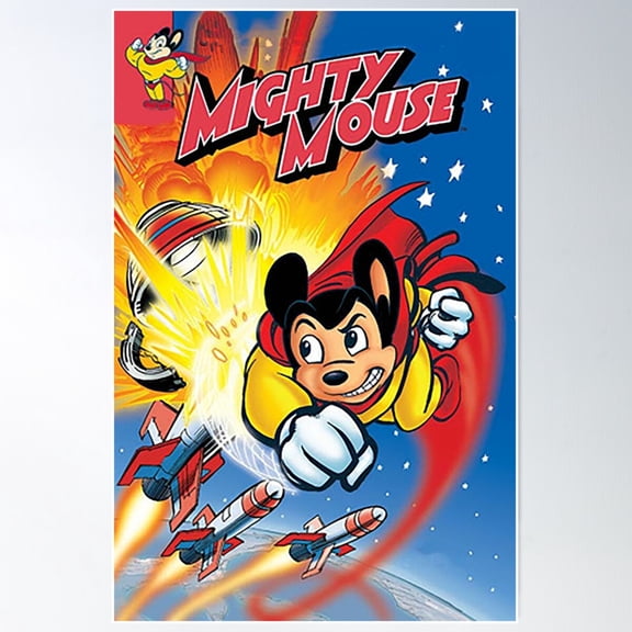 Comic Present Poster Wall Art, Modern Wall Decor For Living Room Bedroom, 8x12 UNFRAMED