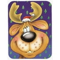 thumbnail image 1 of Comic Reindeer Mouse Pad, Hot Pad or Trivet, 1 of 1