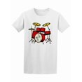 thumbnail image 1 of Comic Retro Drum Set Tee Men's -Image by Shutterstock, 1 of 2