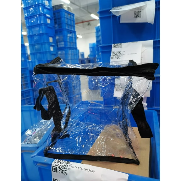 Comic Storage Box, Transparent PVC Comic Book Storage Bag, Foldable DVD Media Organizer for Comics Volumes Books Toys