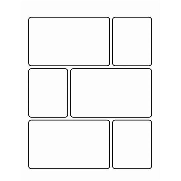 Create Your Own Comic Book - Rounded 100 Comic Strips Vol II - Create Your Own Comic Book & Cover: Rounded Corners, 100 Pages, 8.5 x 11, Soft Cover, Book 2, (Paperback)