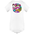 thumbnail image 1 of Comic Style Icons Bodysuit Infant -Image by Shutterstock,  12 Months, 1 of 4