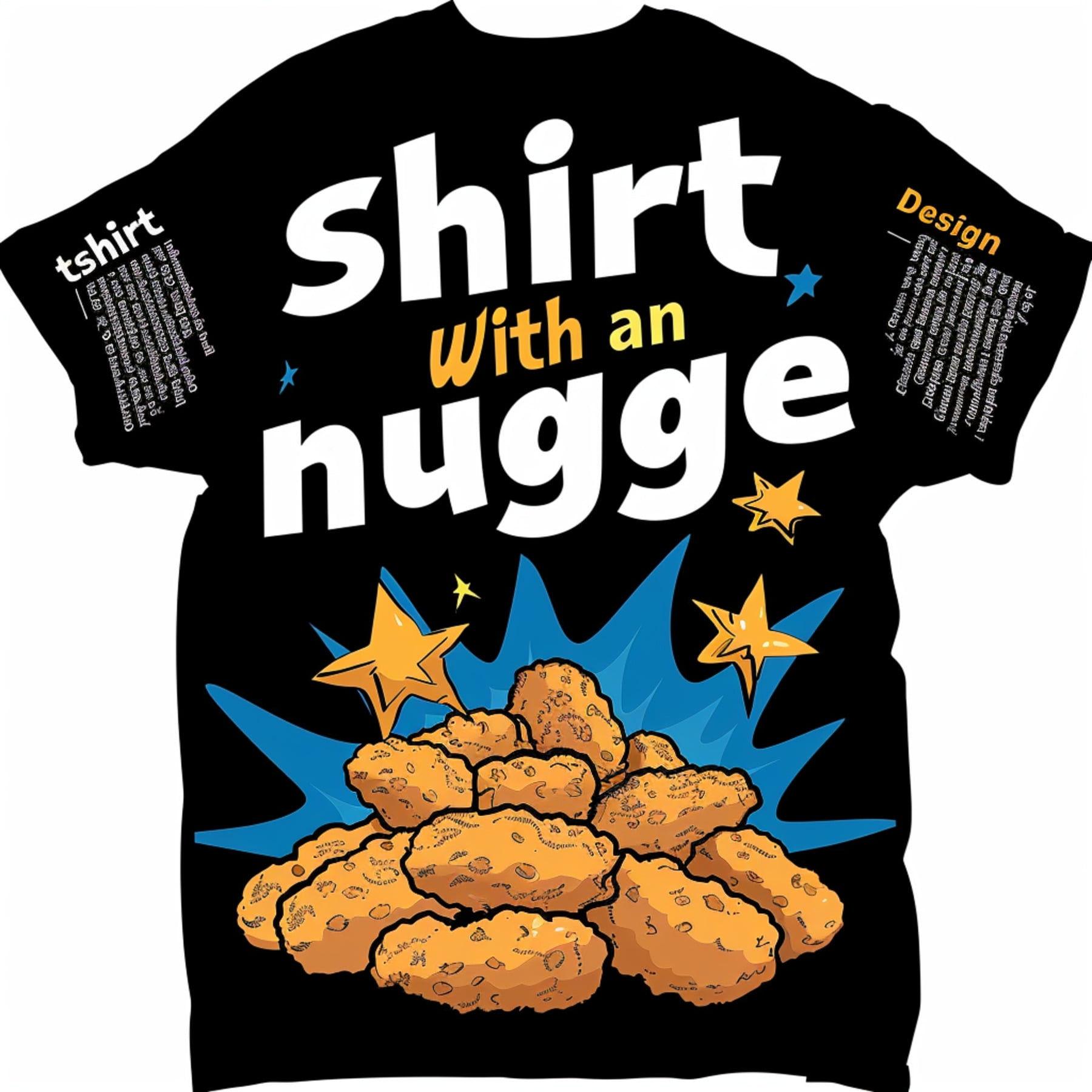 Chicken nugget t shirt sale