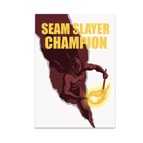 Comic Style Welder Art - Welding Enthusiast - 13x19 Poster Print