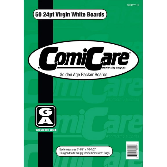 Comicare Golden Boards (Pack Of 50)