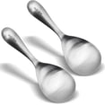 thumbnail image 1 of ABCISI 2Pcs Rice Spoon Paddle 304 Stainless Steel Rice Paddle Spoon Nonstick Rice Spatula Rice Scooper Metal Spoon Rice Cooker Spoon Food for Mixing Serving Draining Scooping Scraping (Matte), 1 of 6
