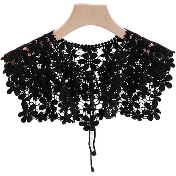 Comicover  Detachable Half Shirt Blouse Collar Fake Mini Shoulder Cape