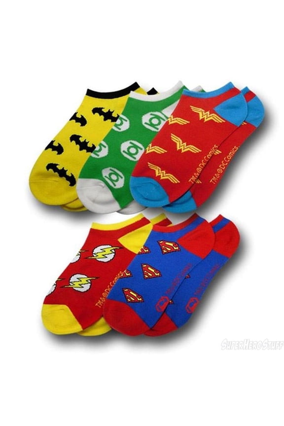 Comics Character Ankle Socks 6 Pair