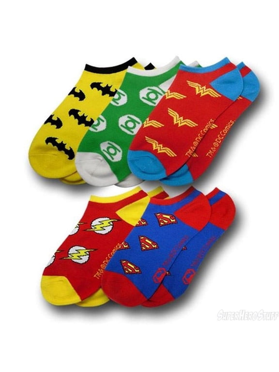 Comics Character Ankle Socks 6 Pair