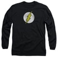 thumbnail image 1 of Comics Flash Logo Distressed Mens Long Sleeve Shirt, 1 of 2