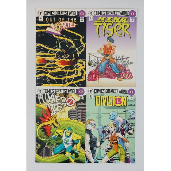 Comics' Greatest World: Cinnabar Flats #1-4 VF/NM complete series ; Dark Horse