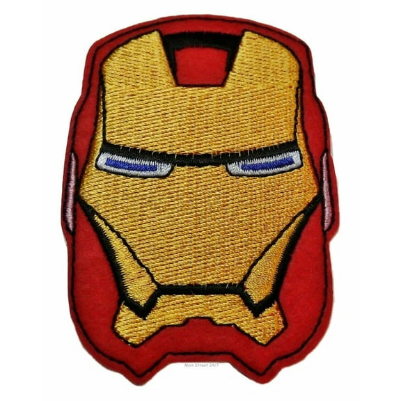 Comics IRON MAN HELMET 3" Tall Embroidered Patch