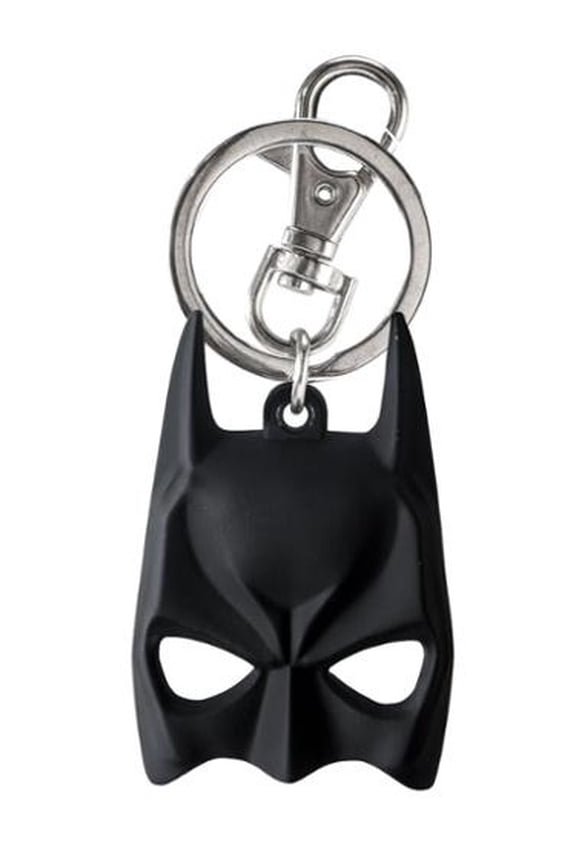 Comics Pewter Key Ring: Batman Mask (Rubber Coating)