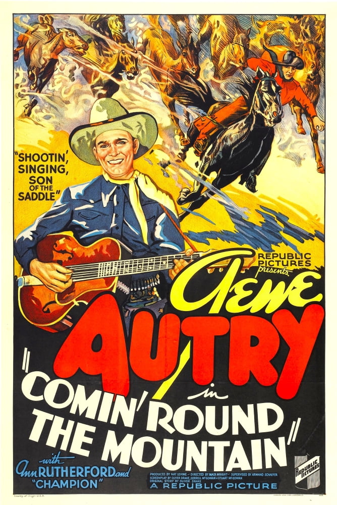 Comin Round The Mountain Canvas Art - (11 x 17)
