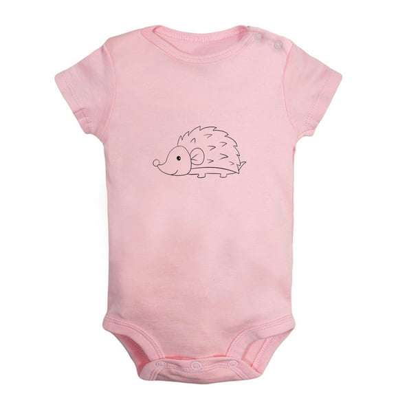 I'm Coming Funny Rompers For Babies, Animal Hedgehog Pattern Jumpsuits, Newborn Baby Unisex Bodysuits, Infant Jumpsuits, Toddler 0-24 Months Kids One-Piece Oufits
