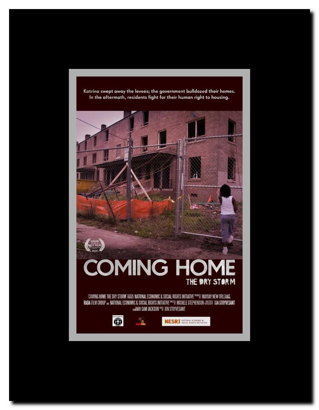 Coming Home: The Dry Storm Framed Movie Poster