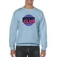 thumbnail image 1 of Coming Out Club Bubblegum Stamp Sweatshirt Men -Smartprints Designs, Male Small, 1 of 4