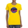 thumbnail image 1 of Coming Out Club Bubblegum Text T-Shirt Women -Smartprints Designs, Female 3X-Large, 1 of 4