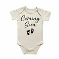 thumbnail image 1 of Coming Soon Foot Prints Newborn Baby Bodysuit, 1 of 6
