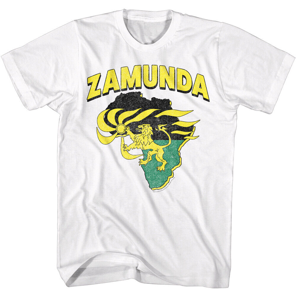 Coming To America Movie Africa Map Zamunda Lion Flag Photo Men's T